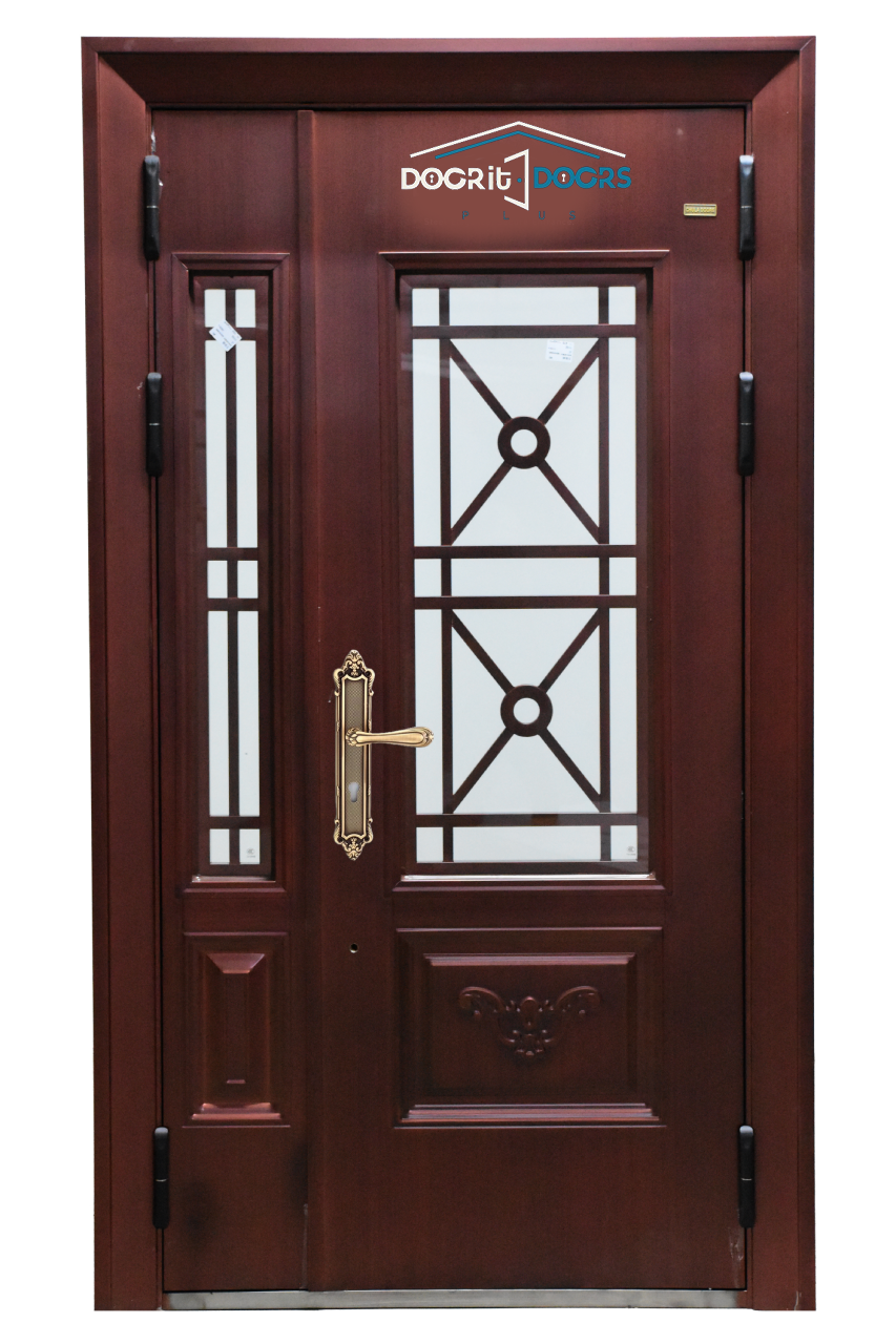 Copper coated Frnch Steel door.