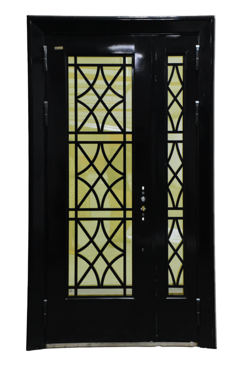 French Brown Door - A classic and elegant entryway option featuring a rich brown color, reminiscent of traditional French design.