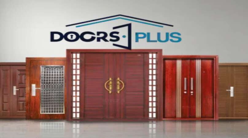 double steel doors